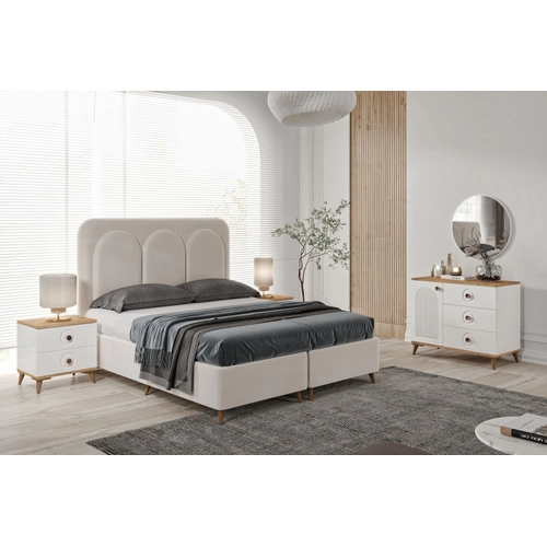 �cretsiz Montaj Nevada 6 Kapakl� Komple MDF Yatak Odas� Tak�m�