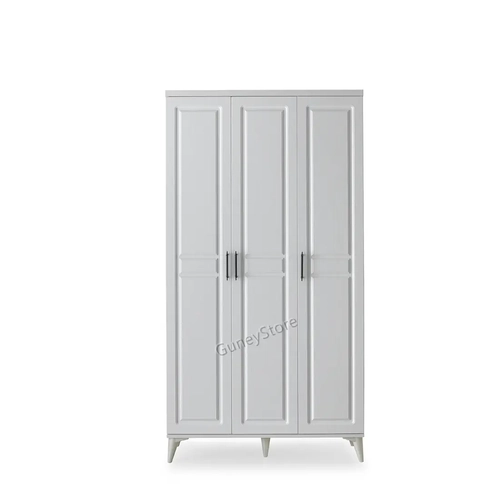 �cretsiz Montaj Sport 3 Kapakl� Komple MDF Gard�rop
