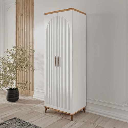�cretsiz Montaj Nevada 2 Kapakl� Komple MDF Gard�rop
