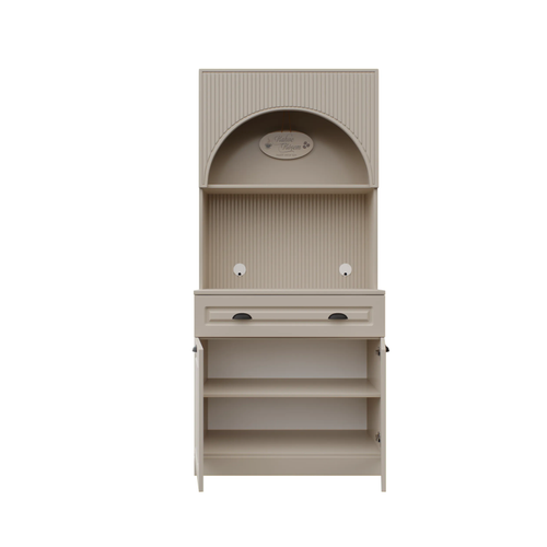 Siena Kum Beji Mini 90 cm Komple MDF LED Ayd�nlatmal� Kahve K��esi Montaj Dahil