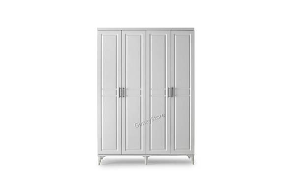 Sport 4 Kapakl Komple MDF Gardrop