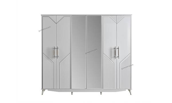 Frezya 6 Kapakl Komple MDF Yatak Odas Takm