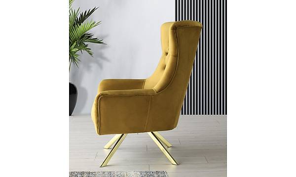 Kl Chester Gold Koltuk Takm