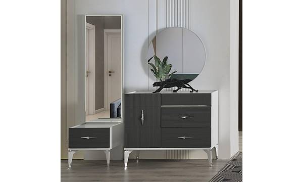 Taksim 6 Kapakl Komple MDF Yatak Odas Takm