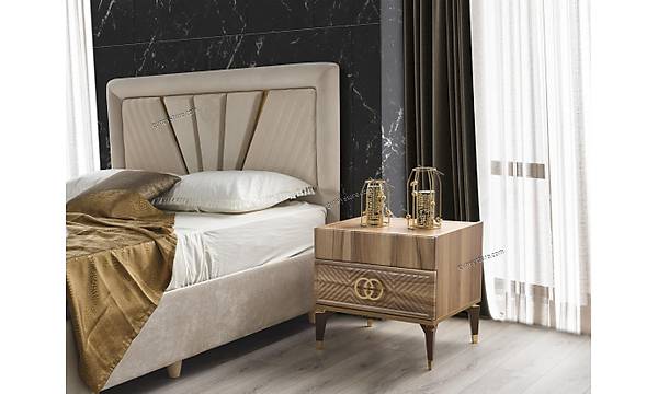nar 6 Kapakl Komple MDF Yatak Odas Takm