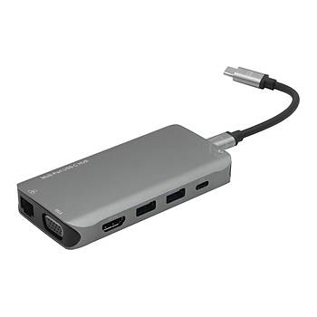 FRISBY FA-7652TC TYPE-C TO HDMI4K+USB 3.0+10 HUB