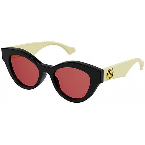 55mm oval sunglasses gucci