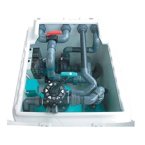 KUM FLTREL KOMPLE MAKNE DARES P513 HAVUZ KARTU FLTRES + 1 HP POMPASI LE - 15 M3/H - GEMA DECKON STTEN TAKMA FLTRASYON NTES