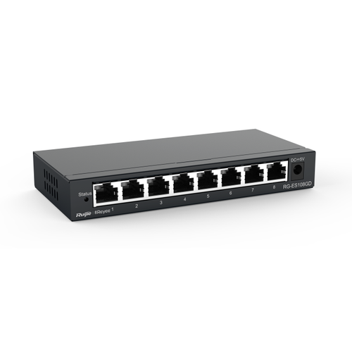 RUIJIE REYEE RG-ES108D 8 PORT 10/100 SWITCH METAL KASA 