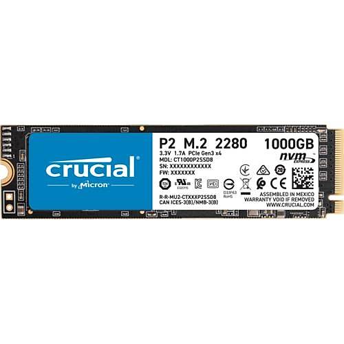 Crucial P2 1TB SSD m.2 NVMe PCIe CT1000P2SSD8