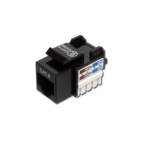 DIGITUS CAT6 KEYSTONE JACK RJ45 SYAH (DN-93601)