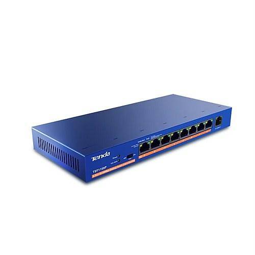 TENDA TEF1109P 9PORT 10/100 Y�NET�LEMEZ POE SWITCH