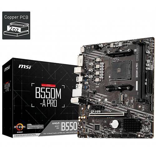 MSI B550M-A PRO DDR4 S+V+GL AM4 (mATX)