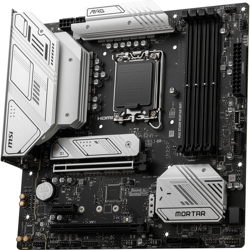 MSI MAG B760M MORTAR WIFI DDR5 6400(OC) 1700p mATX