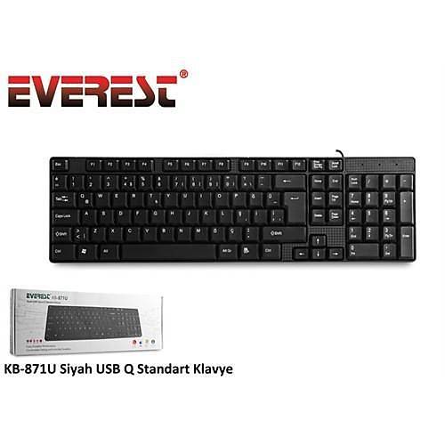 Everest KB-817U Siyah USB Q Standart Klavye