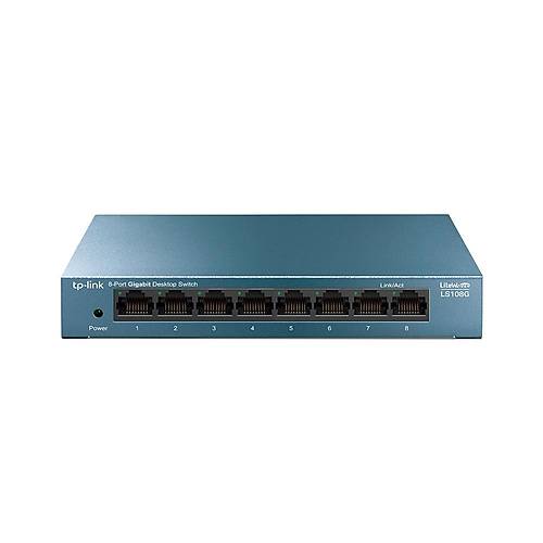 TP-LINK LS108G 8PORT 10/100/1000 YNETLEMEZ SWITCH