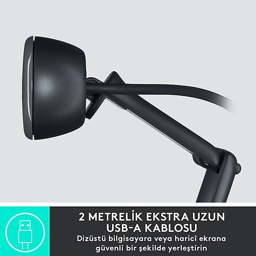 LOGITECH C505 WEBCAM HD - S�YAH 960-001364