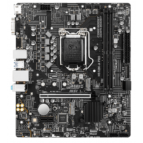 MSI H510M-A PRO DDR4 3200MHz HDMI M.2 mATX 1200p