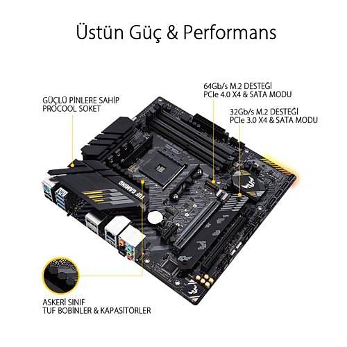 Asus TUF GAMING B550M-PLUS DDR4 S+V+GL AM4