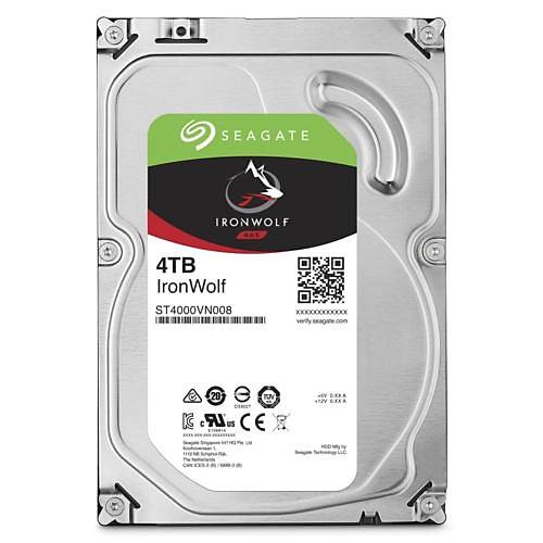 Seagate IRONWOLF 3,5 4TB 64MB 5900RPM ST4000VN008