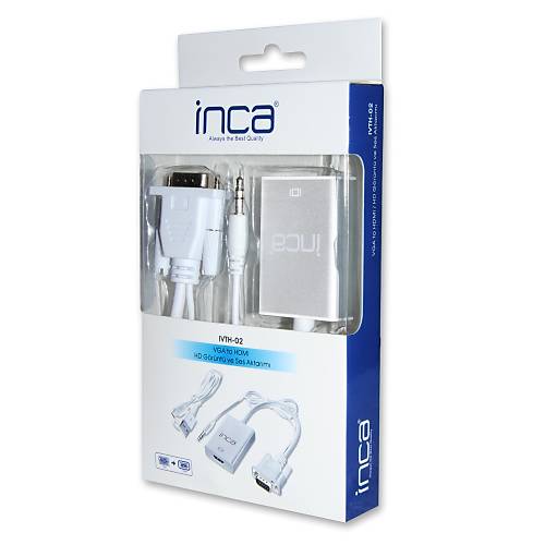 INCA IVTH-02 VGA>HDMI EVRC  USB+SES KABLOSU 
