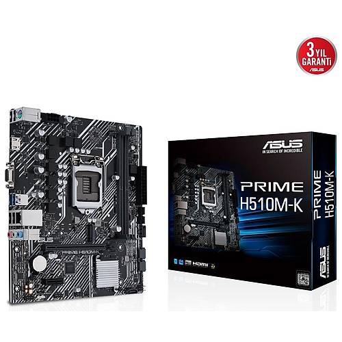 ASUS PRIME H510M-K 3200Mhz(OC) DDR4 HDMI VGA mATX 1200p