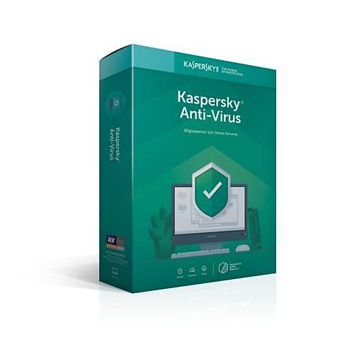 Kaspersky Antivirüs - 4 Kullanıcı DVD Kutu