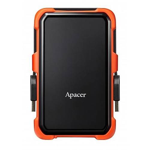 Apacer AC630 Siyah-Turuncu 2 TB Askeri Snf Darbeye Dayankl 2.5" USB 3.1 Tanabilir Harddisk (AP2TBAC630T-1)