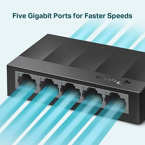 TP-LINK LS1005G 5PORT 10/100/1000 YNETLEMEZ SWITCH