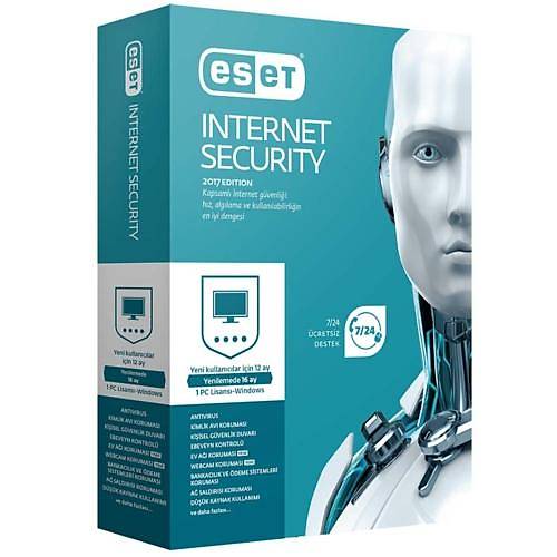 ESET Internet Security KUTU-1 Kullanıcı 1 Yıl