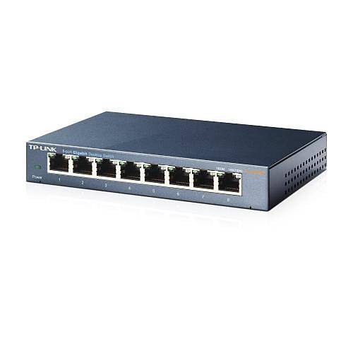 TP-LINK TL-SG108 8PORT 10/100/1000 YNETLEMEZ SWITCH