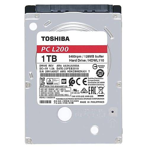 Toshiba 2.5 1TB L200 128MB 5400RPM HDWL110UZSVA