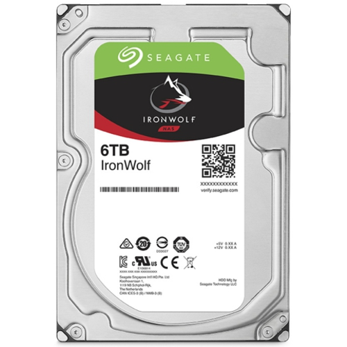 6TB SEAGATE IRONWOLF 5400RPM 256MB NAS ST6000VN001
