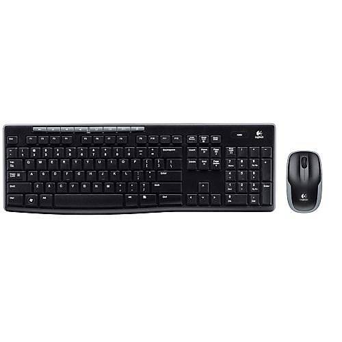 LOGITECH MK270 KABLOSUZ SET USB SYAH(920-004525)
