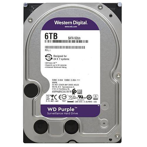 WD PURPLE 3,5 6TB 128MB 5640RPM WD62PURZ