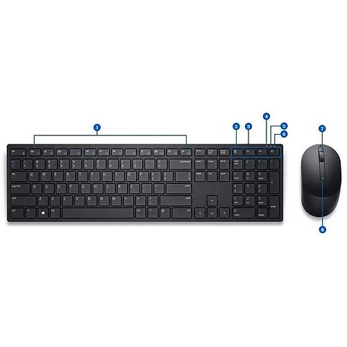 DELL 580-AJRC KABLOSUZ KLAVYE MOUSE SET (�ngilizce)