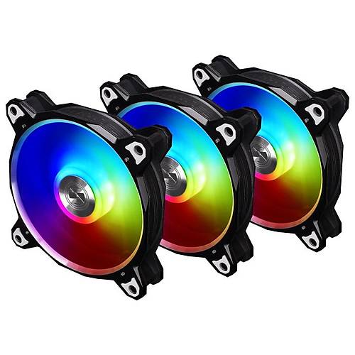 LIAN LI BORA DGTAL BLACK 3X120 MM RGB KASA FANI