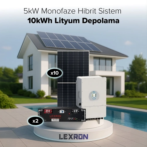 Agro Makine Lexron 5W Monofaze Hibrit Sistem 1