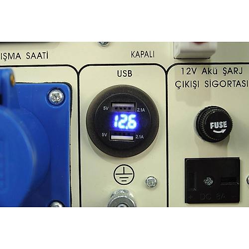 GoldMoto GM9.5DJ 8.7Kva Monofaze Mar�l� Dizel Jenerat�r