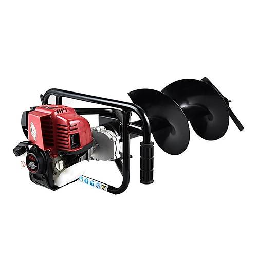 Gardenpro EA142 Toprak Burgu Makinas� 4 Zamanl� Motor 200 mm