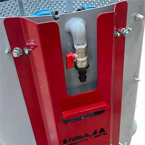 KOMA 100 Litrelik Ceviz Soyma Makinesi-elik Rende-Sabit Devir-AGRO