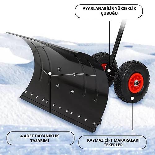 Gardenpro SP-005 Tekerlekli G�bre Ve Kar K�reme Aparat�
