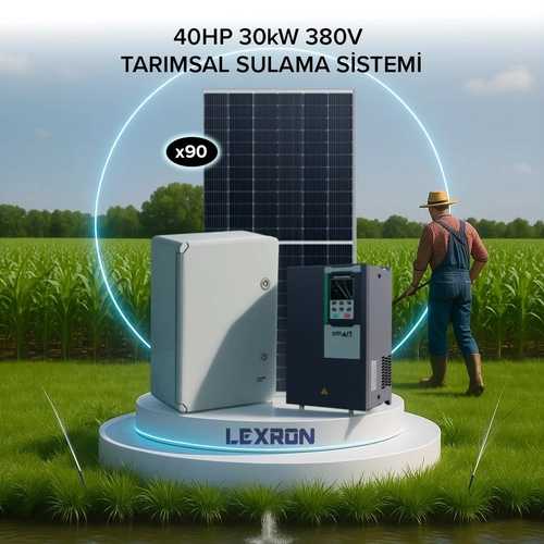 Agro Makine Lexron 40 HP 30kW (380v) Tar�msal Sulama Sistemi Trifaze