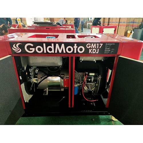 GoldMoto GM17KTDJ Dizel Jenerat�r 17 Kva Trifaze Mar�l� Kabinli