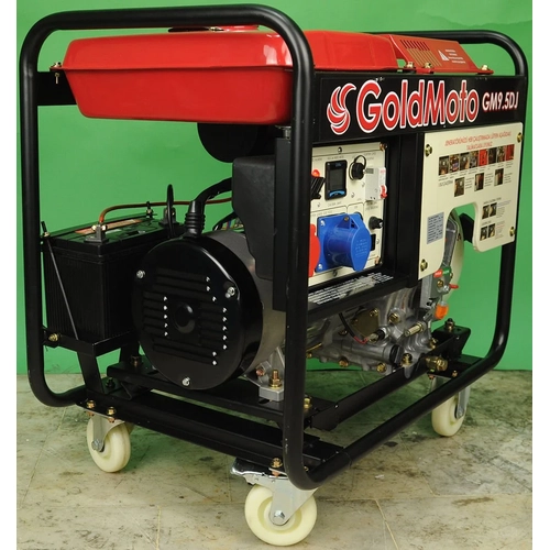 GoldMoto GM9.5DJ 8.7Kva Monofaze Mar�l� Dizel Jenerat�r