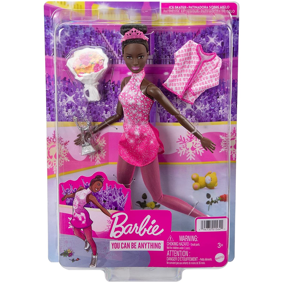 Barbie Buz Pateni Sporcusu Bebek