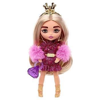 Barbie Extra Mini Bebekler Renkli Parlak Elbiseli