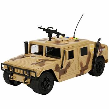 Hero Combat Sesli ve Işıklı Askeri Hummer Jeep Krem