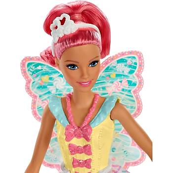 Barbie Dreamtopia Peri Bebekler Renkli Elbiseli Pembe Saçlı