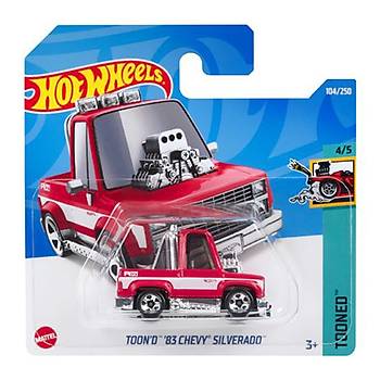 Hot Wheels 1:64 Tekli Arabalar 2022 104/250 Tooned Toon'd '83 Chevy Silverado